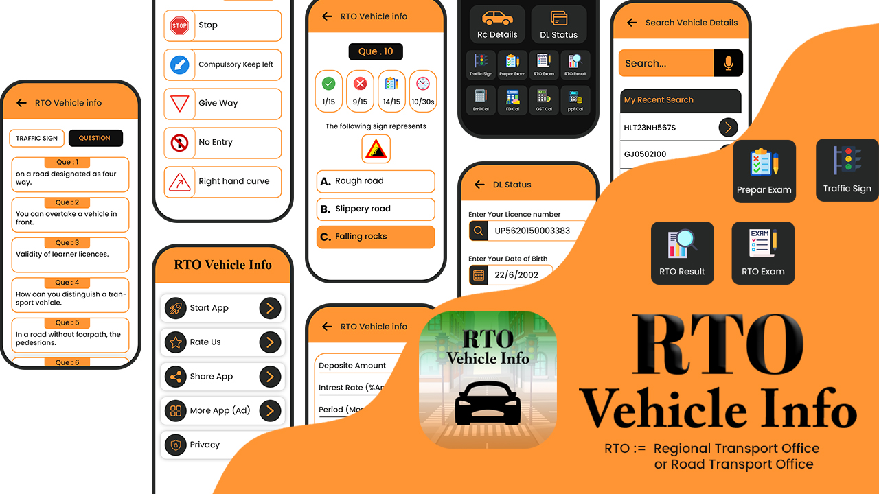 RTO Vehicle Information RTO Vehicle Info App All Vehicle Information Get RTO Details by